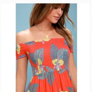 Floral Off-Shoulder Dress